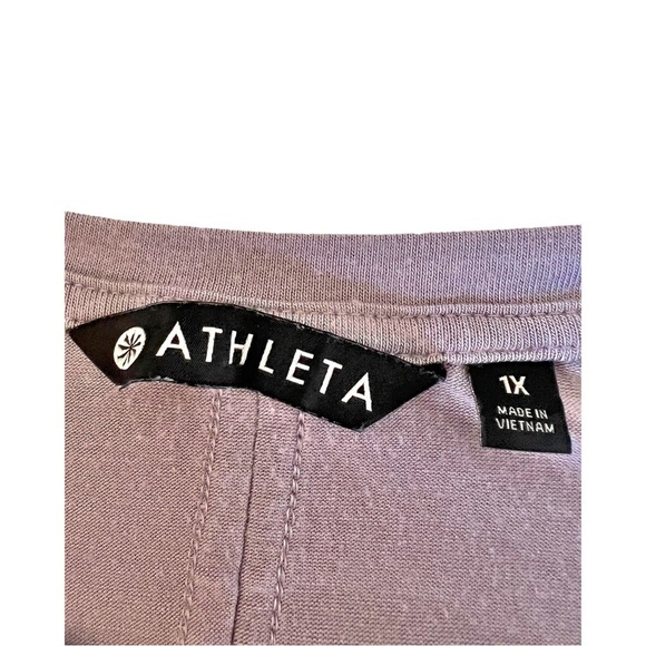 Athleta Plus Size 1X Long Sleeve Athletic Workout Lounge Top - Picture 3 of 6